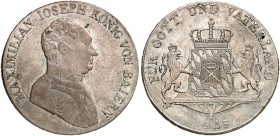 BAYERN. Maximilian IV. (I.) Joseph, 1799-1825. 
Konventionstaler 1815.
Thun 43, AKS 48, J. 13 f. vz
