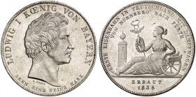 BAYERN. Ludwig I., 1825-1848. 
Ein zweites Exemplar.
vz+