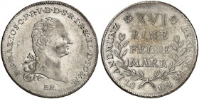BERG. Maximilian Joseph, Kurfürst von Bayern, 1799-1806. 
Taler 1804.
Thun 108, AKS 1, J. 163 vz