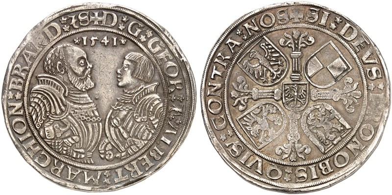 BRANDENBURG - FRANKEN. Georg, "der Fromme" und Albrecht, "der Jüngere", 1536-154...