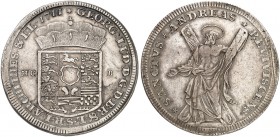 BRAUNSCHWEIG - CALENBERG - HANNOVER. Georg I. Ludwig, 1698-1714. 
Taler 1711, Clausthal, Ausbeute der Grube St. Andreas.
Dav. 2063 A, Welter 2139, M...