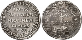 BRAUNSCHWEIG - WOLFENBÜTTEL. Heinrich Julius, 1589-1613. 
Taler 1598, Goslar, "Wahrheitstaler".
Dav. 9091, Welter 629 ss