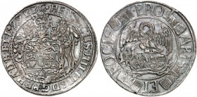 BRAUNSCHWEIG - WOLFENBÜTTEL. Heinrich Julius, 1589-1613. 
Taler 1599, Goslar, "Pelikantaler".
Dav. 9094, Welter 631 schöne Patina, ss+