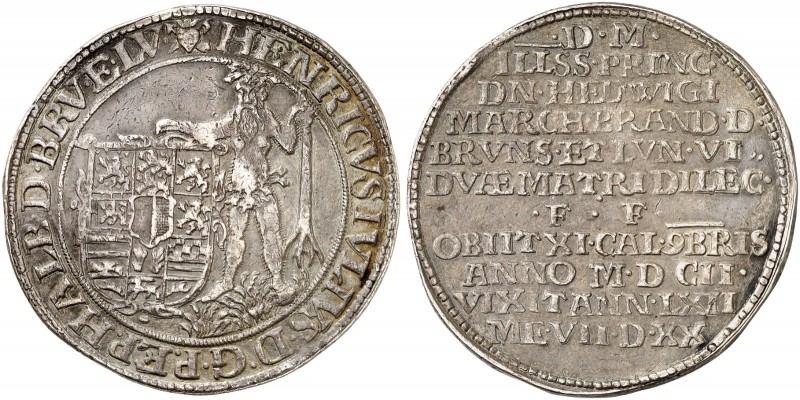 BRAUNSCHWEIG - WOLFENBÜTTEL. Heinrich Julius, 1589-1613. 
Taler 1602, Zellerfel...