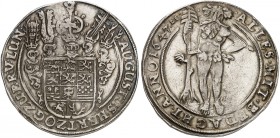 BRAUNSCHWEIG - WOLFENBÜTTEL. August, "der Jüngere", 1635-1666. 
Taler 1647, Zellerfeld.
Dav. 6338, Welter 819 Felder l. poliert, ss