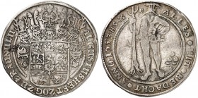 BRAUNSCHWEIG - WOLFENBÜTTEL. August, "der Jüngere", 1635-1666. 
Taler 1653, Zellerfeld.
Dav. 6340, Anm., Welter 819 ss