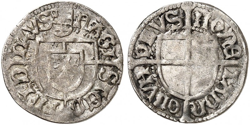 DEUTSCHER ORDEN. Friedrich von Sachsen, 1498-1510. 
Groschen o. J.
Neumann 33,...