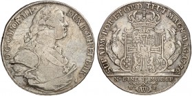 DEUTSCHER ORDEN. Karl Alexander von Lothringen, 1761-1780. 
Konventionstaler 1776, Wertheim.
Dav. 2813, Prokisch 247 f. ss