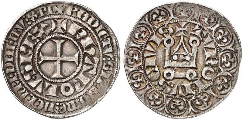 FRANKFURT. - Königliche Münzstätte. Karl IV., "König von Böhmen", 1346-1378. 
T...