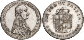FULDA. - Bistum. Adalbert III. von Harstall, 1788-1802. 
Konventionstaler 1796, Kontribution.
Dav. 2264, Buch. 5 vz