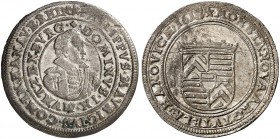 HANAU - MÜNZENBERG. Philipp Moritz, 1612-1638. 
Teston 1618 (aus 1614).
Suchier 100 vz