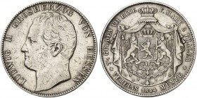 HESSEN - DARMSTADT. Ludwig II., 1830-1848. 
Doppeltaler 1844.
Thun 196, AKS 100, J. 41 ss