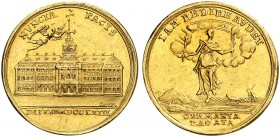 PREUSSEN. Friedrich II., "der Große", 1740-1786. 
Dukat 1763, auf den Frieden von Hubertusburg.
Friedb. - , Olding 930, P.i.N. 596 Gold vz