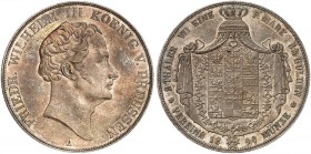 PREUSSEN. Friedrich Wilhelm III., 1797-1840. 
Doppeltaler 1840 A.
Thun 252, Olding 179, AKS 9, J. 64 vz - St