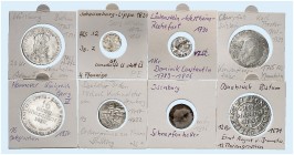 Lot von 208 Stück: Diverse altdeutsche Kleinmünzen, Aachen - Würzburg.
viele Stücke in überdurchschnittlicher Erhaltung, ss - St