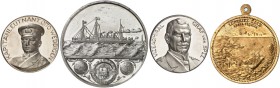 Lot von 104 Stück: Diverse Münzen und Medaillen mit Schiffsmotiven. Ägypten, Nero Tetradrachme, Alexandria - Porzellanmedaille 1940 Norwegen, Feldzug....
