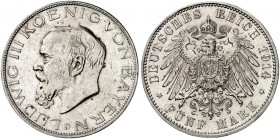 BAYERN. Ludwig III., 1913-1918. J. 53, EPA 5/16. 
5 Mark 1914.
vz