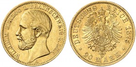 BRAUNSCHWEIG. Wilhelm, 1830-1884. J. 203, EPA 20/12. 
Ein zweites Exemplar.
vz