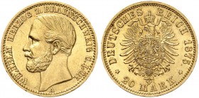 BRAUNSCHWEIG. Wilhelm, 1830-1884. J. 203, EPA 20/12. 
Ein drittes Exemplar.
kl. Kr., vz - St