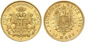 HAMBURG. J. 209, EPA 10/15. 
10 Mark 1875.
f. vz / vz
