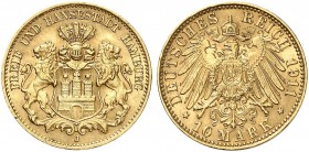 HAMBURG. J. 211, EPA 10/16. 
Ein drittes Exemplar.
vz - St