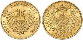 LÜBECK. J. 227, EPA 10/23. 
10 Mark 1901.
vz - St