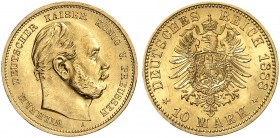 PREUSSEN. Wilhelm I., 1861-1888. J. 245 A, EPA 10/36. 
Ein zweites Exemplar.
f. St