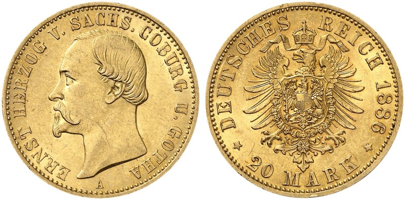 SACHSEN - COBURG - GOTHA. Ernst II., 1844-1893. J. 271, EPA 20/48. 
Ein drittes...