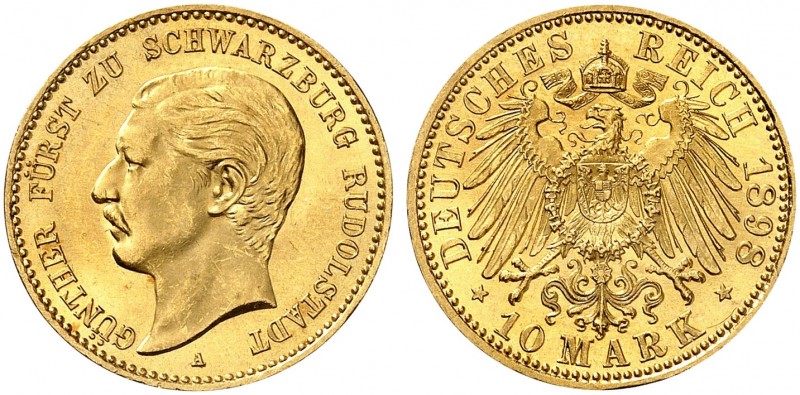 SCHWARZBURG - RUDOLSTADT. Günther Victor, 1890-1918. J. 286, EPA 10/51. 
Ein zw...