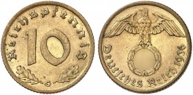 J. 364, EPA 34. 
10 Reichspfennig 1936 G. R !
vz