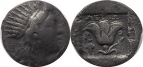 Islands of Caria-Rhodes - 340-316 BC, AR Drachm