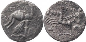 M.Aemilius Scarus and Publius Pl.Hypsaeus - 58 BC, AR Denarius