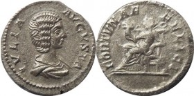 Julia Domna wife of Septimus Severus, AR Denarius
