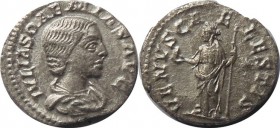 Julia Soeamias, mother Elagabalus, AR Denarius