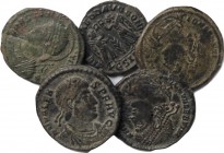 Constantius II. - Valentinian I., Lot - AE coins