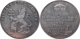 Leopold II. 1790-1792, AR Jeton 1791