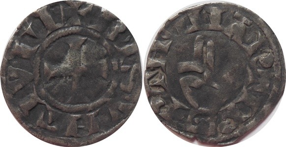 Denarius, without date
anonym.mint 1180-1225, PA 5374(122/5), Av:Cross "BISVNTI...