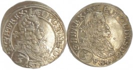 Leopold I. 1657-1705, 3 kreuzer - 1668 and 1670 Wien