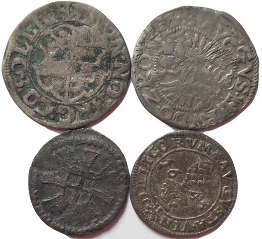 Lot small coin of XVI.-XVII. cent.
Lot ...4 Pcs...
Very Fine - Fine
Weight: 3...