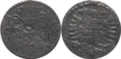 Sigismund III. 1587-1632, Denar 1596, Gdaňsk, KOP.7460
Very Fine
Weight: 0.3g