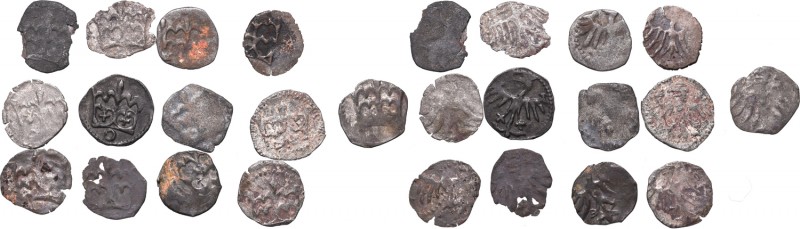 Mix 13 Jagiellon denarius
Zestaw 13 denarów Jagiellońskich
 Mocno obiegowe sta...
