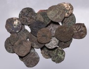 Lot of 30 polish denarii
Denary jagiellońskie, zestaw 30 egz.
 Możliwe fałszerstwa z epoki.


Grade: VF/F 
 Polen, Poland
