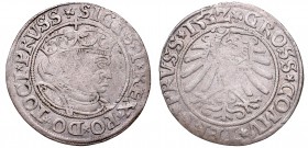 Sigismunt I, Groschen 1532, Thorn
Zygmunt I Stary, Grosz pruski 1532, Toruń
 Obiegowy w pełni czytelny egzemplarz, odmiana z cyfrą 2 jako litera Z. ...