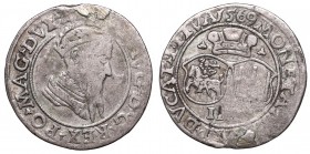 Sigismund II August, 4 groschen 1569, Vilnius, L/LITVA
Zygmunt II August, Czworak 1569, Wilno, L/LITVA
 Obiegowy stan zachowania, patyna, nalot, nie...