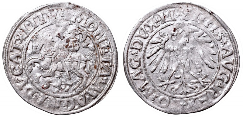 Sigismund II Augustus, Half-groat 1547, Vilnius - LI/LITVA
Zygmunt II August, P...