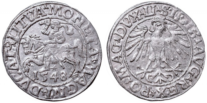Sigismund II Augustus, Half-groat 1548, Vilnius - LI/LITVA
Zygmunt II August, P...