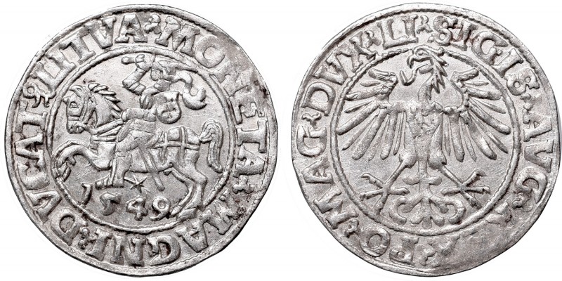 Sigismund II August, Half-groat 1549, Vilnius - LI/LITVA
Zygmunt II August, Pół...