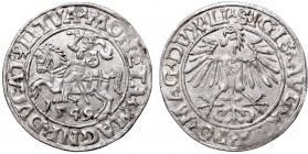 Sigismund II August, Half-groat 1549, Vilnius - LI/LITVA
Zygmunt II August, Półgrosz 1549, Wilno - LI/LITVA
 Ładny, około menniczy egzemplarz. Śwież...