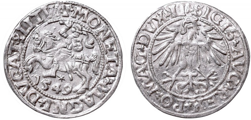 Sigismund II Augustus, Half-groat 1549, Vilnius - LI/LITVA
Zygmunt II August, P...