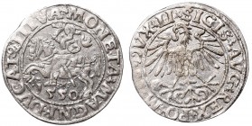 Sigismund II August, Half-groat 1550, Vilnius - LI/LITVA
Zygmunt II August, Półgrosz 1550, Wilno - LI/LITVA
 Bardzo ładnie zachowany egzemplarz. Nal...